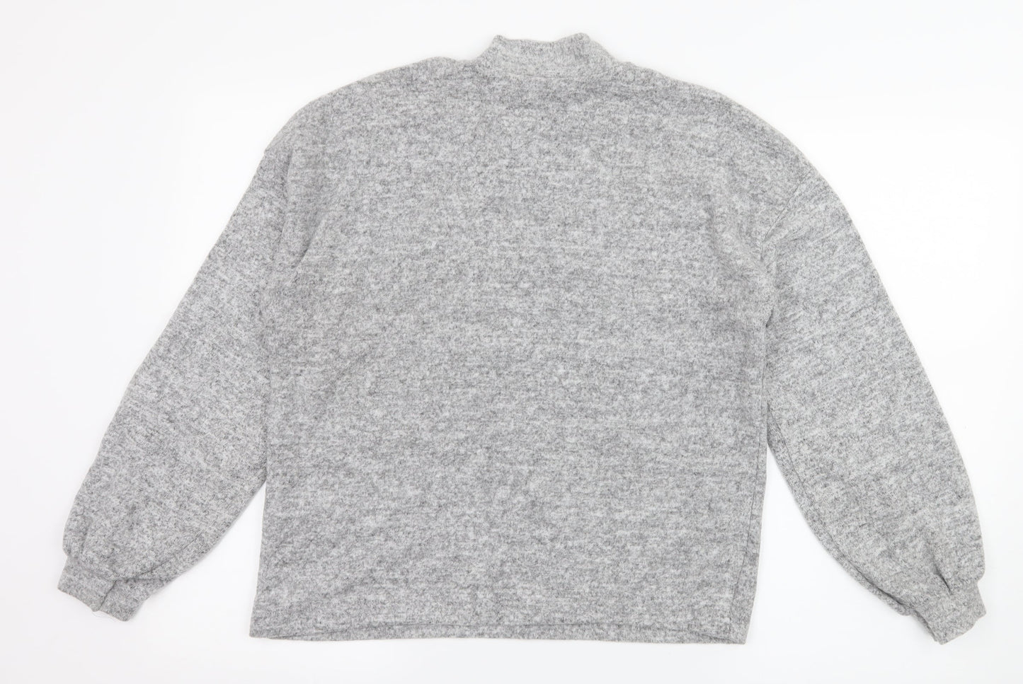 Stradivarius Womens Grey  Jersey Pullover Jumper Size M