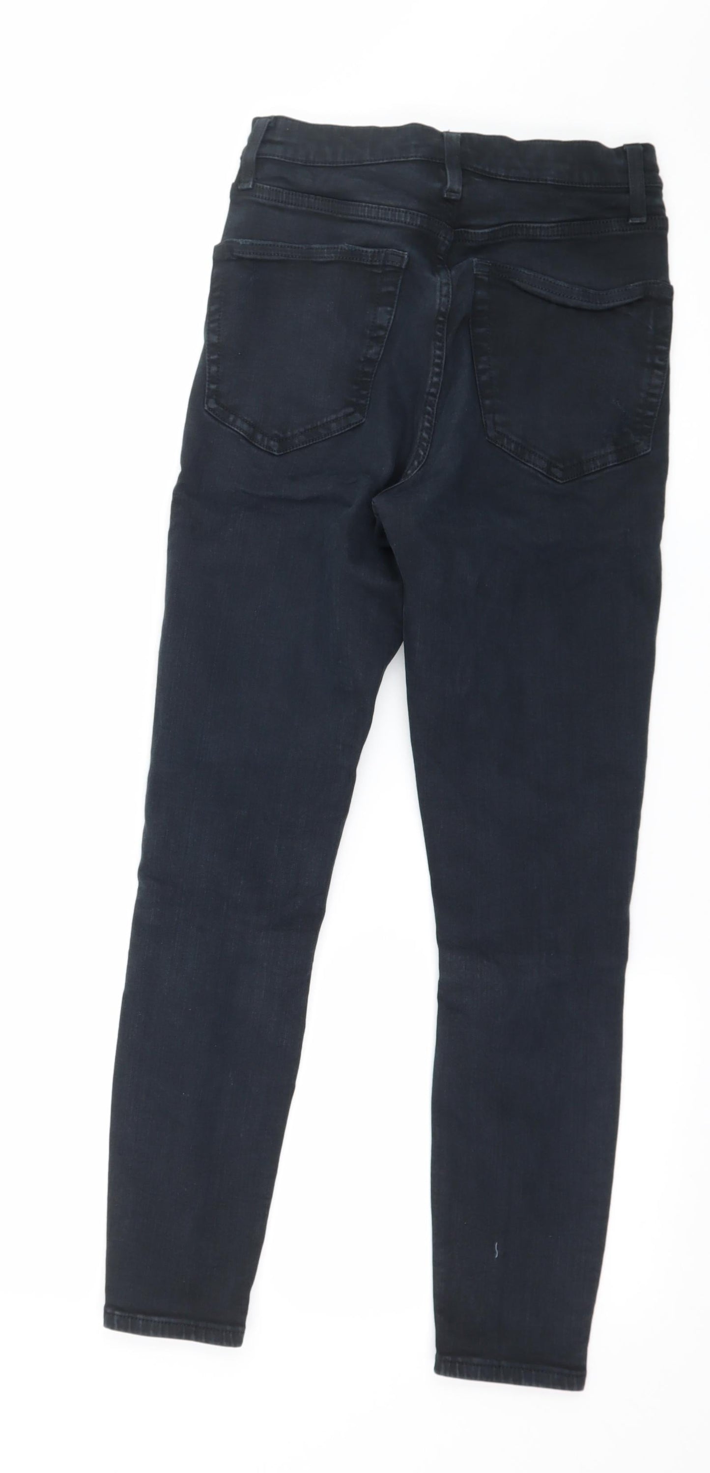Topshop Womens Black  Denim Skinny Jeans Size 28 in L28 in