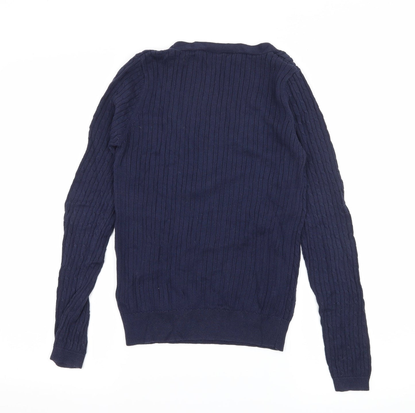 New Look Womens Blue  Knit Pullover Jumper Size 10