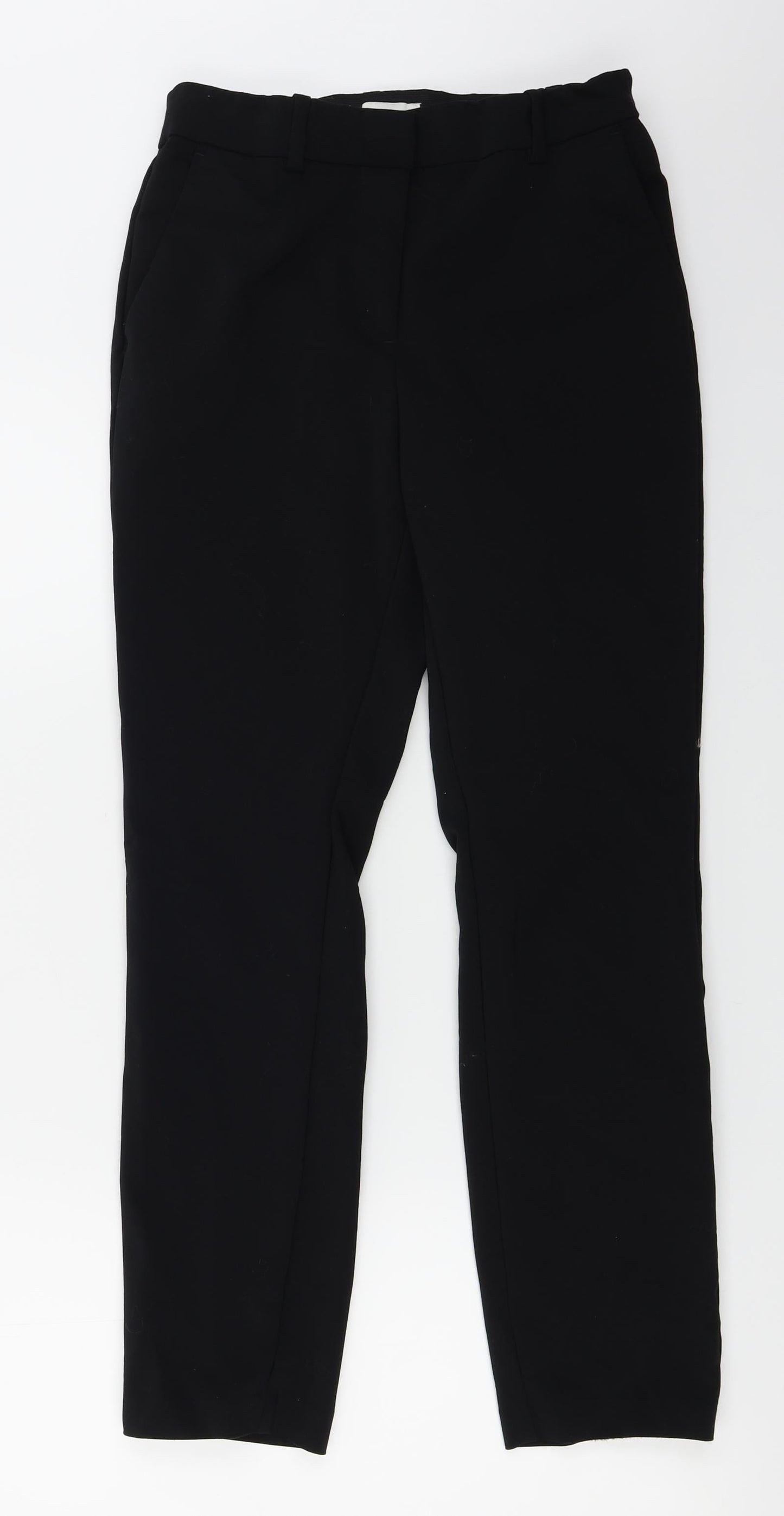 H&M  Womens Black   Trousers  Size 8 L24 in