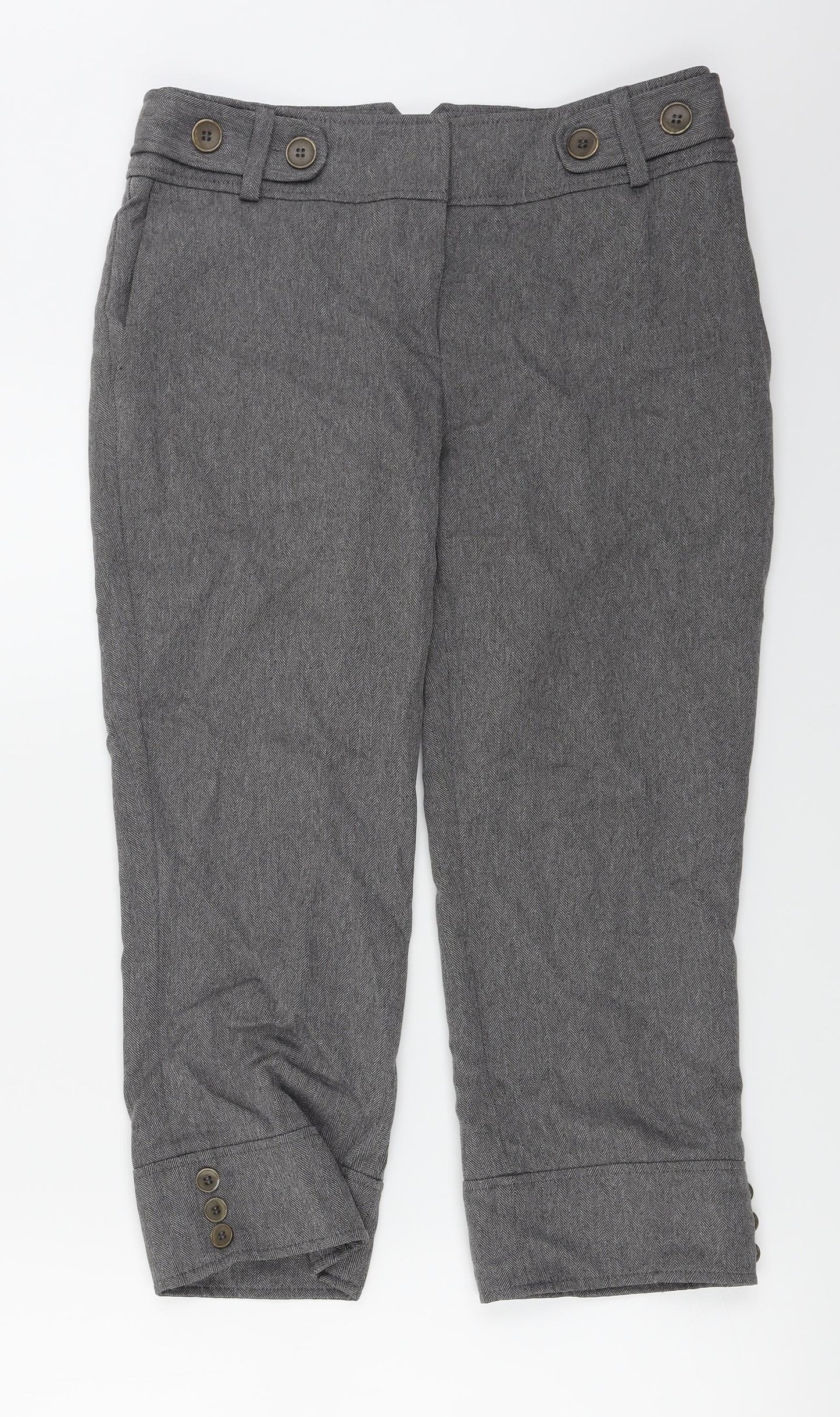 EVIE Womens Grey   Trousers  Size 14 L20 in