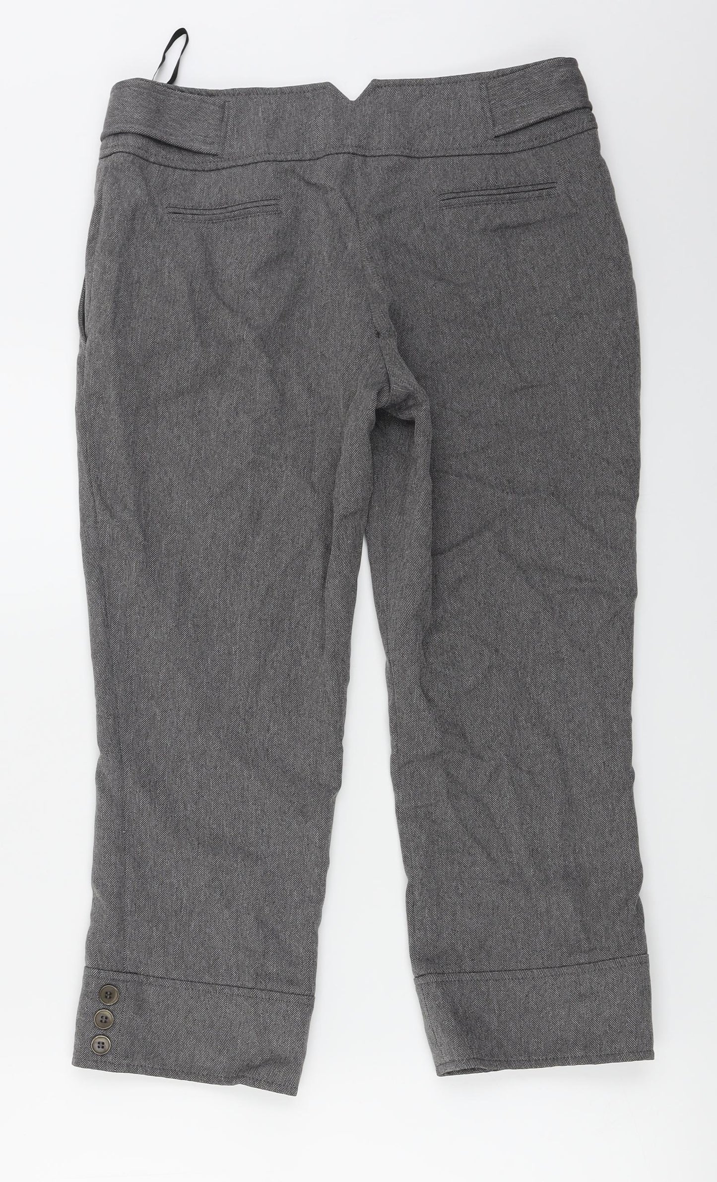 EVIE Womens Grey   Trousers  Size 14 L20 in