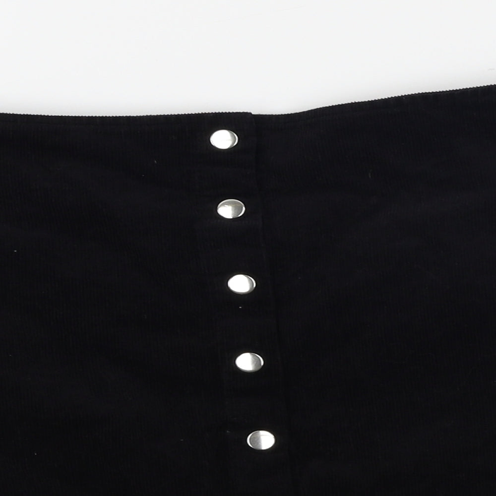 Select  Womens Black   A-Line Skirt Size 6