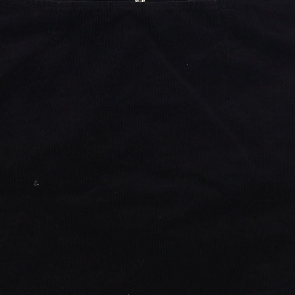 Select  Womens Black   A-Line Skirt Size 6