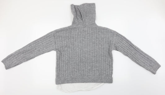 New Look  Womens Grey   Pullover Jumper Size S