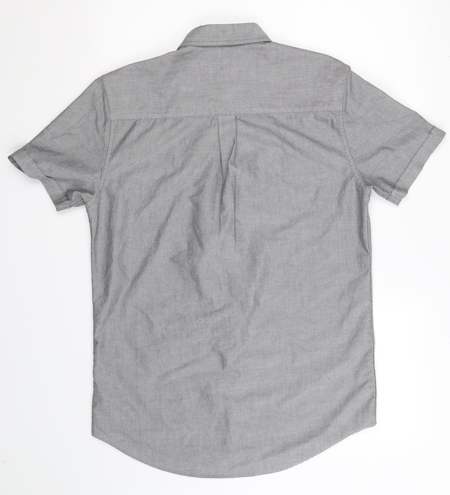 Topman Mens Grey    Button-Up Size M