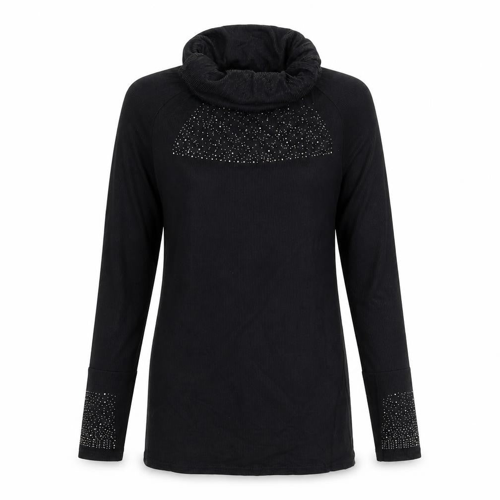 Preworn Womens Black  Knit Pullover Jumper Size M