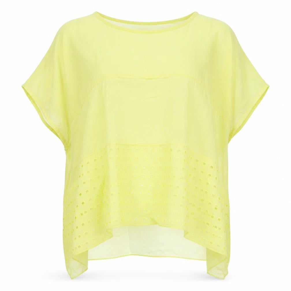 J&L Womens Yellow   Basic T-Shirt One Size