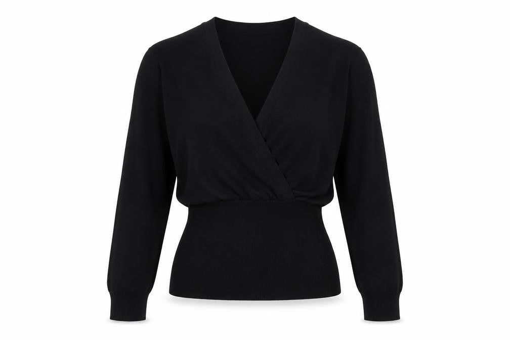 Preworn Womens Black   Basic Blouse Size S