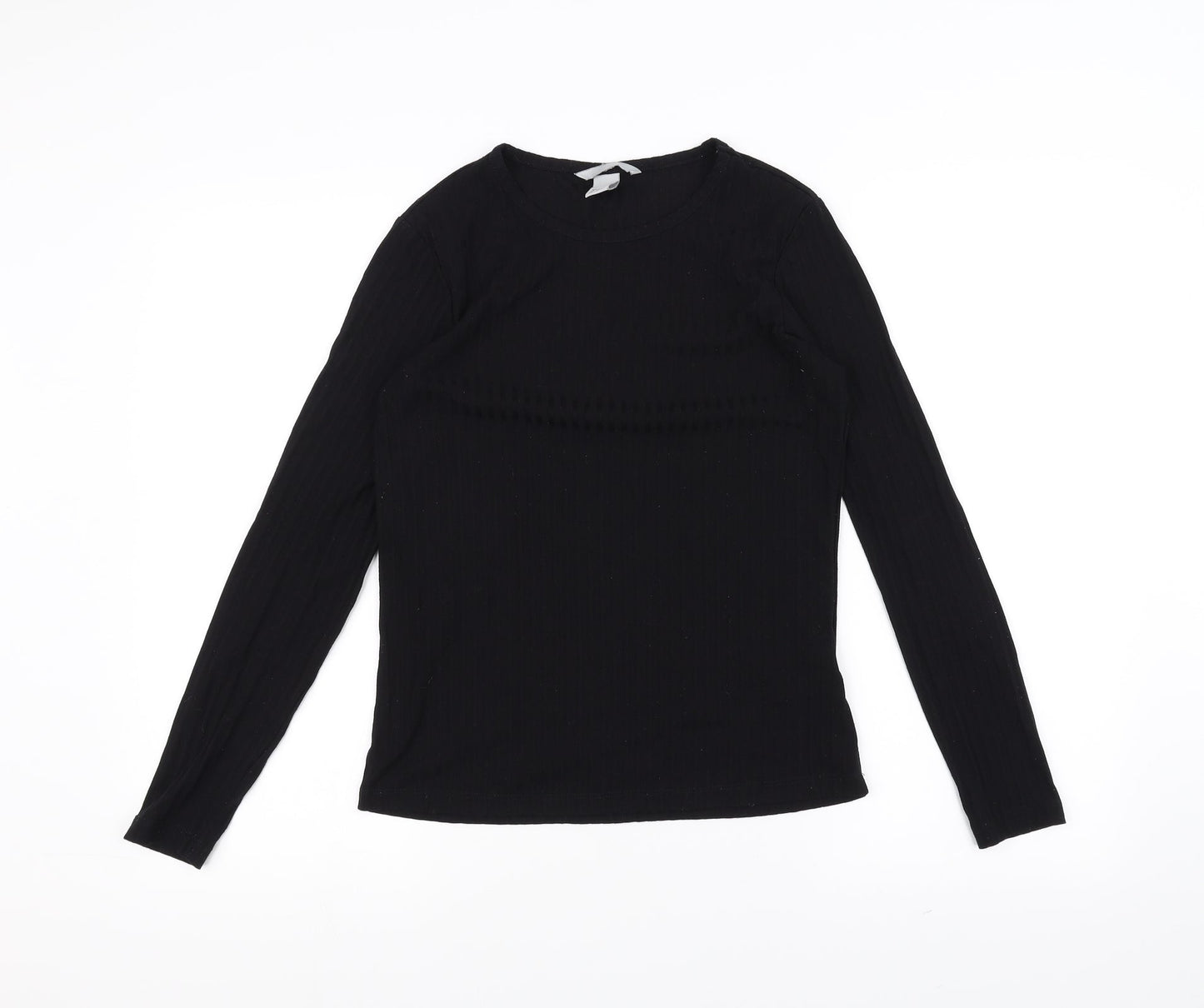 H&M Womens Black   Basic T-Shirt Size S