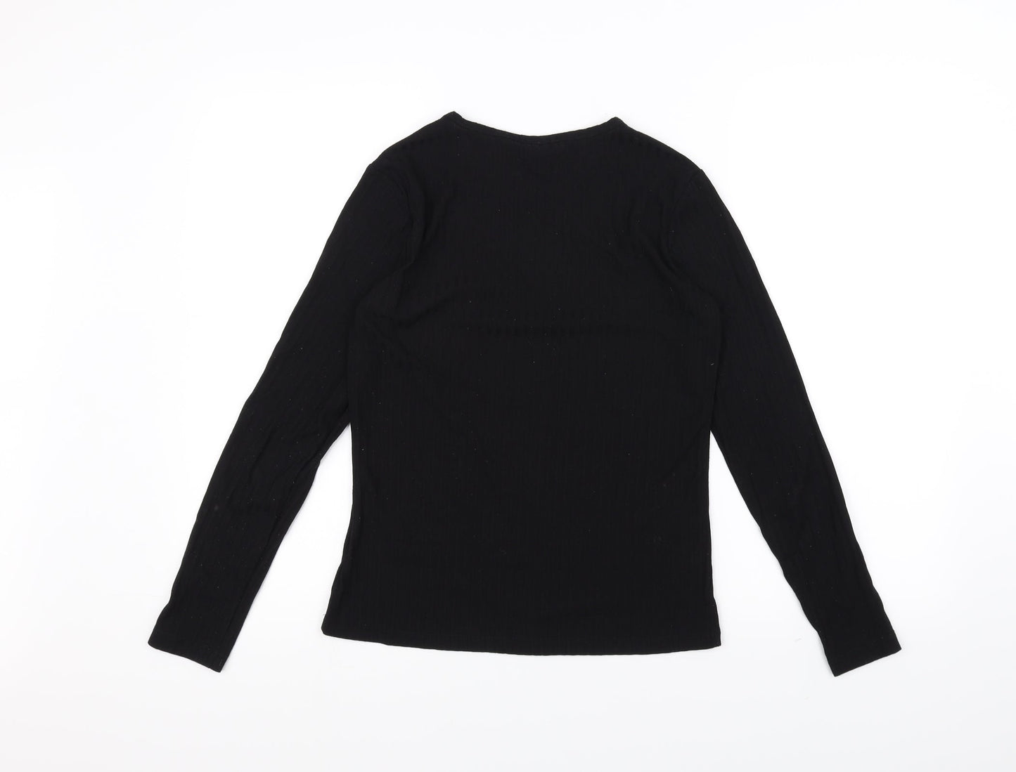 H&M Womens Black   Basic T-Shirt Size S