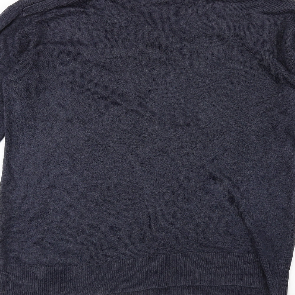 Cedar Wood State Mens Blue   Pullover Jumper Size M