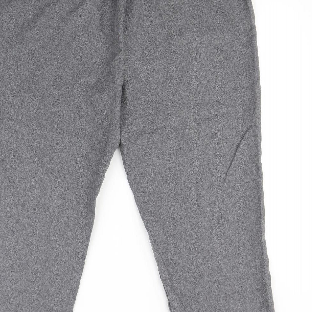 Bm collection Womens Grey   Dress Pants Trousers Size 18 L30 in