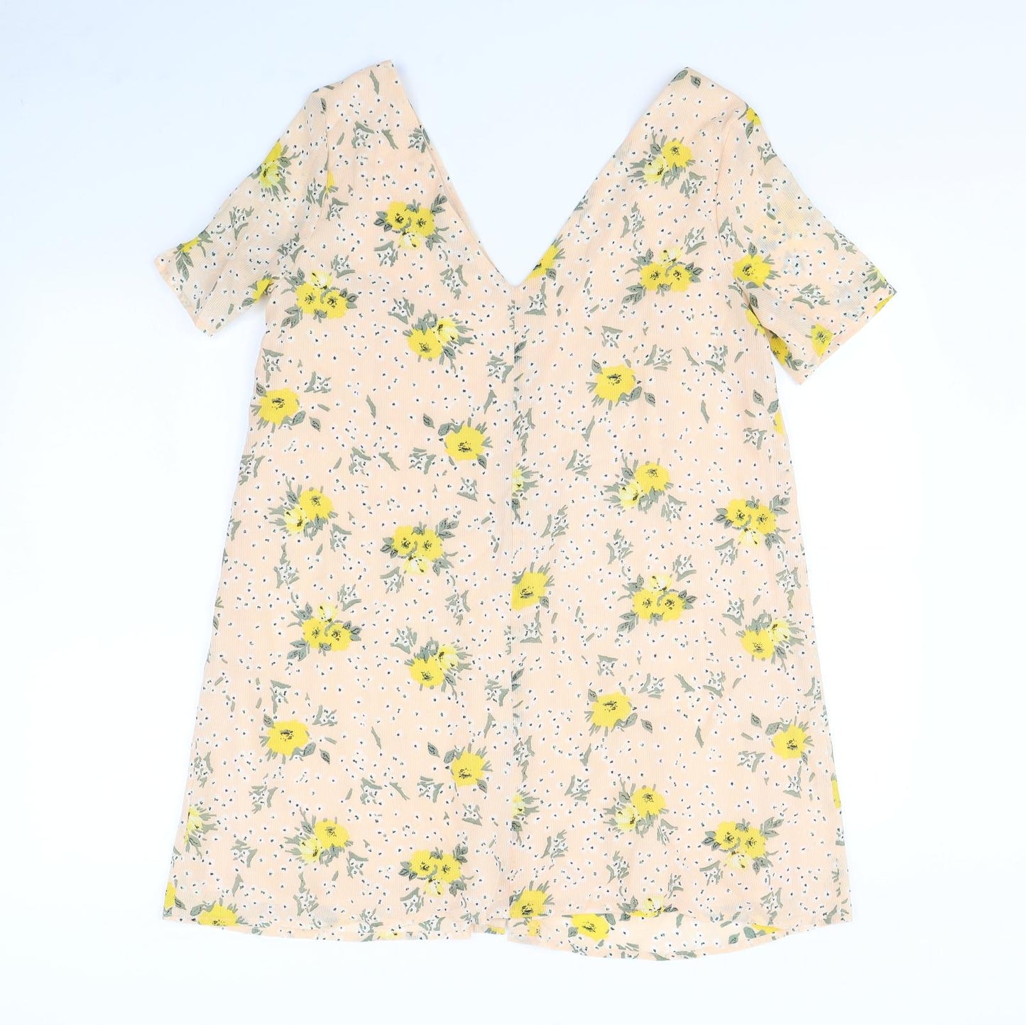 Glamorous Womens Pink Floral Rayon Mini  Size 10