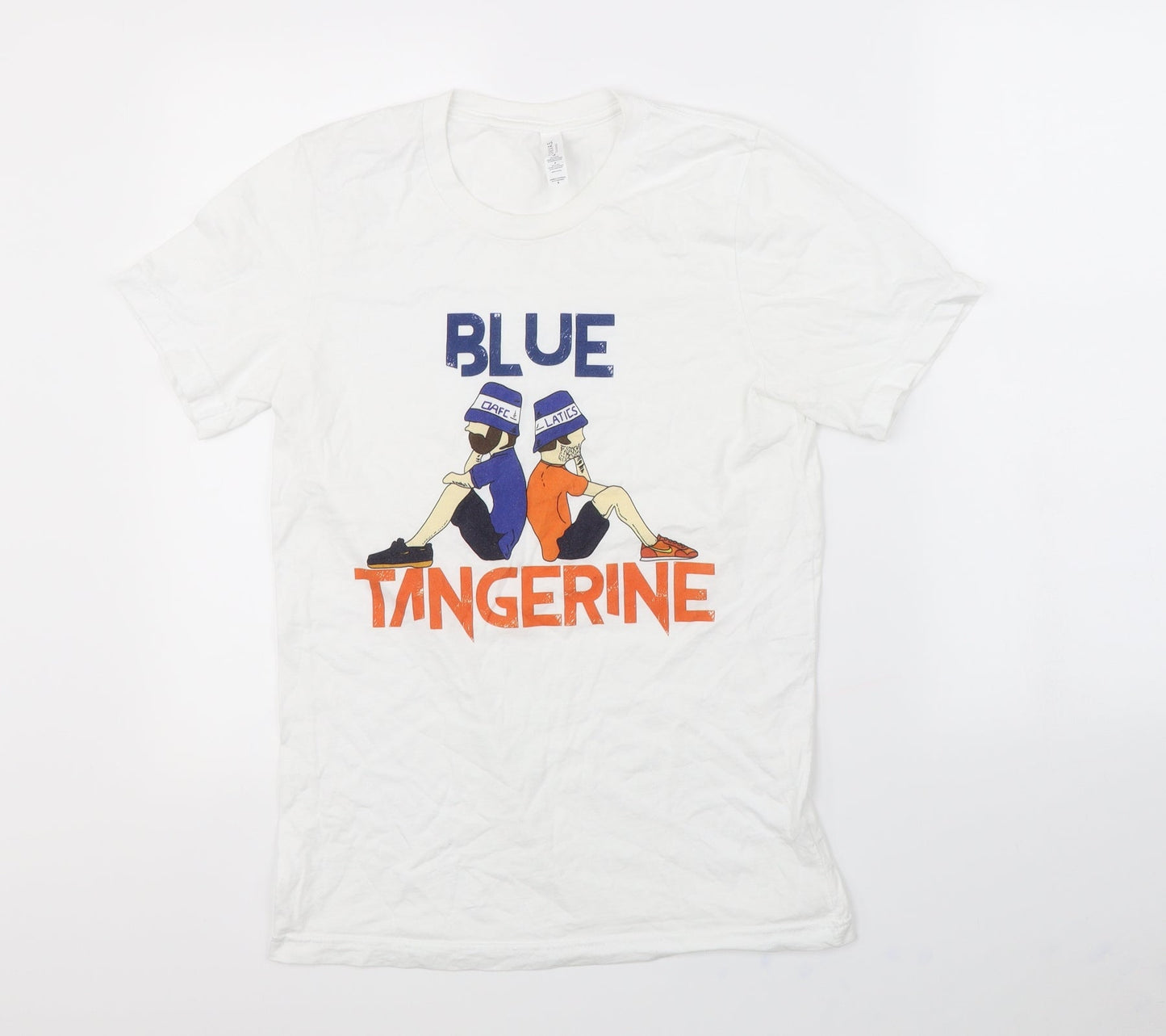 Canvas Mens White    T-Shirt Size S