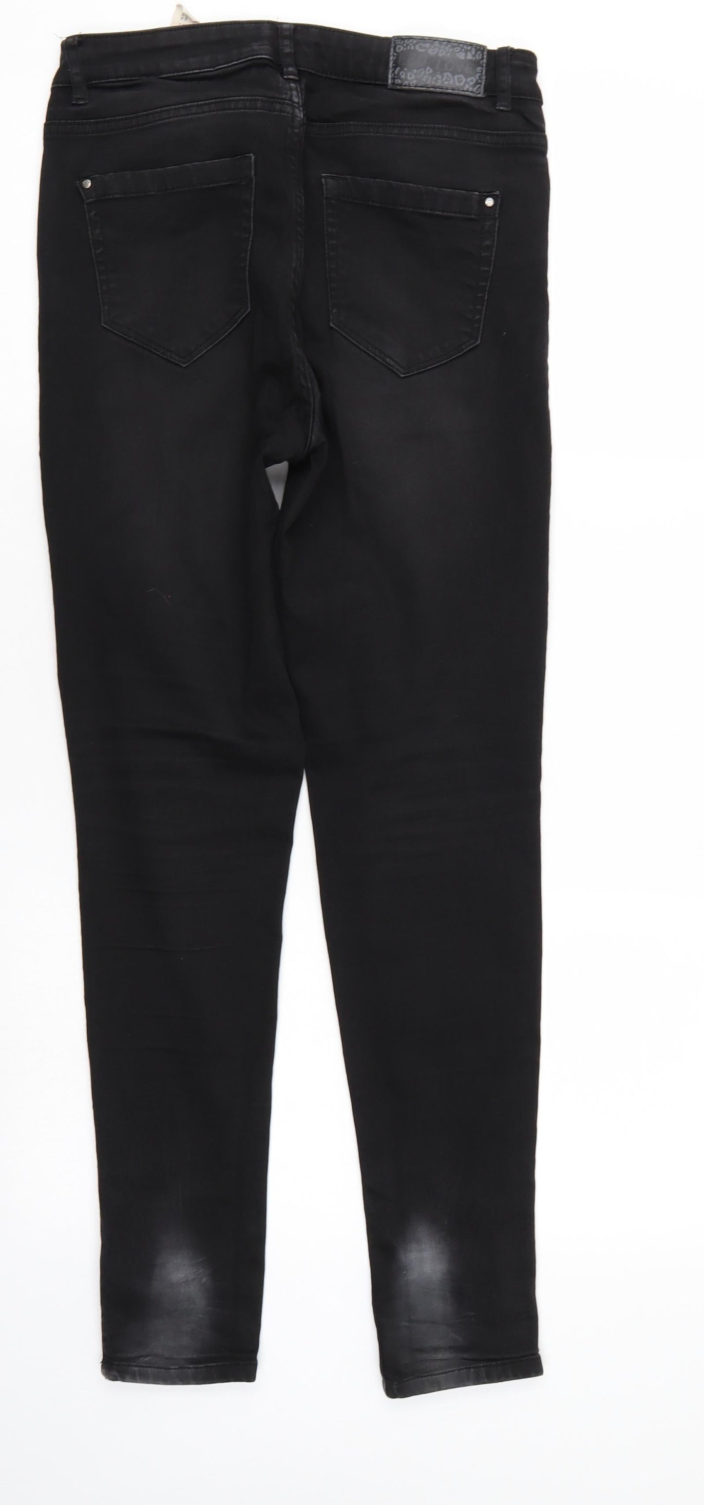 ESMARA Womens Black  Denim Skinny Jeans Size 10 L27 in