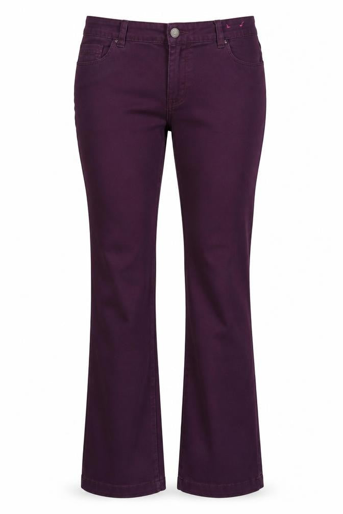 Tu Womens Purple  Denim Bootcut Jeans Size 4 L27 in