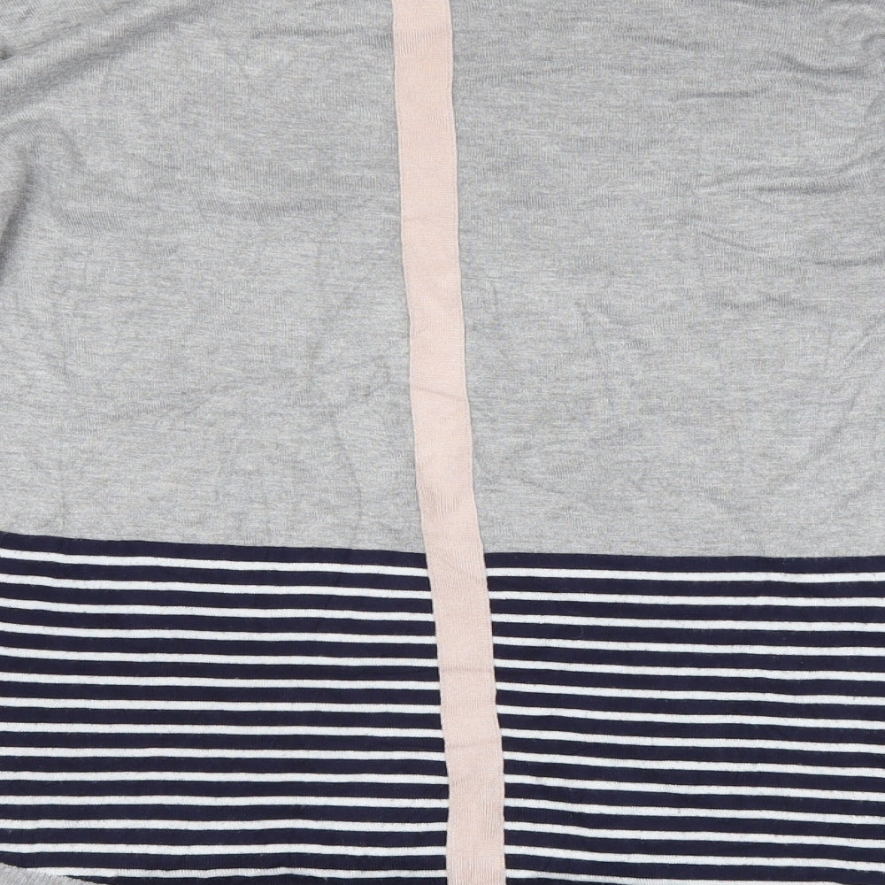 Oasis Womens Blue Striped  Pullover Jumper Size S