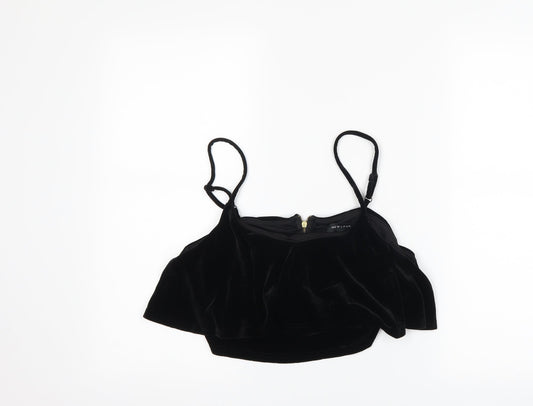 New Look Womens Black   Cropped Tank Size 14