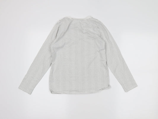 George Girls White   Basic T-Shirt Size 10-11 Years