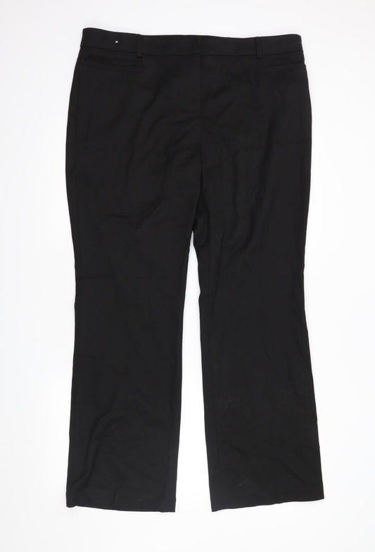 NEXT Womens Black   Trousers  Size 16 L30 in