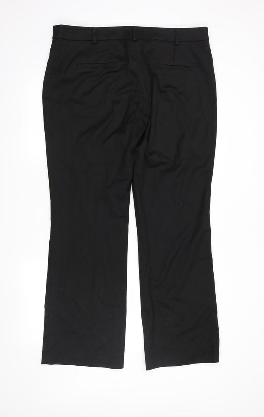 NEXT Womens Black   Trousers  Size 16 L30 in