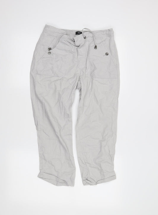 F7F Womens Grey   Bermuda Shorts Size 10