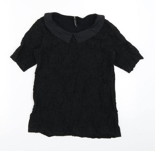 NEXT Womens Black   Basic T-Shirt Size 8