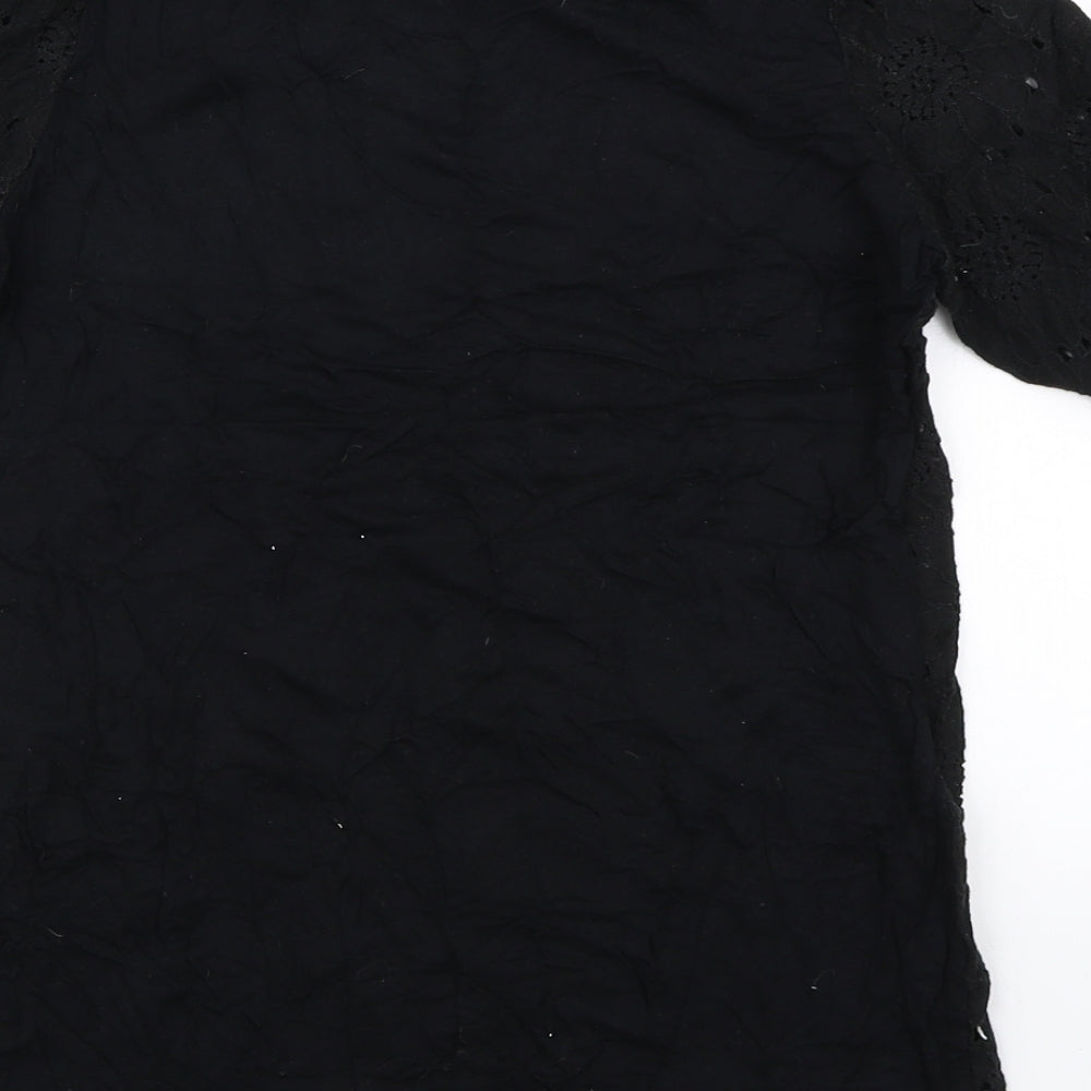 NEXT Womens Black   Basic T-Shirt Size 8