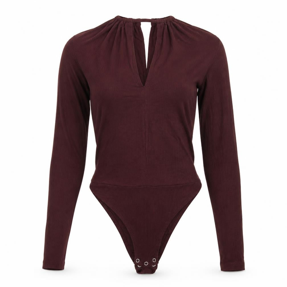 Topshop Womens Purple   Bodysuit One-Piece Size 8