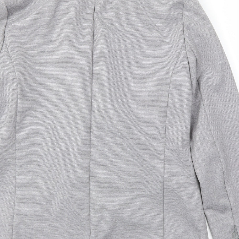 Cream Womens Grey   Jacket Blazer Size M