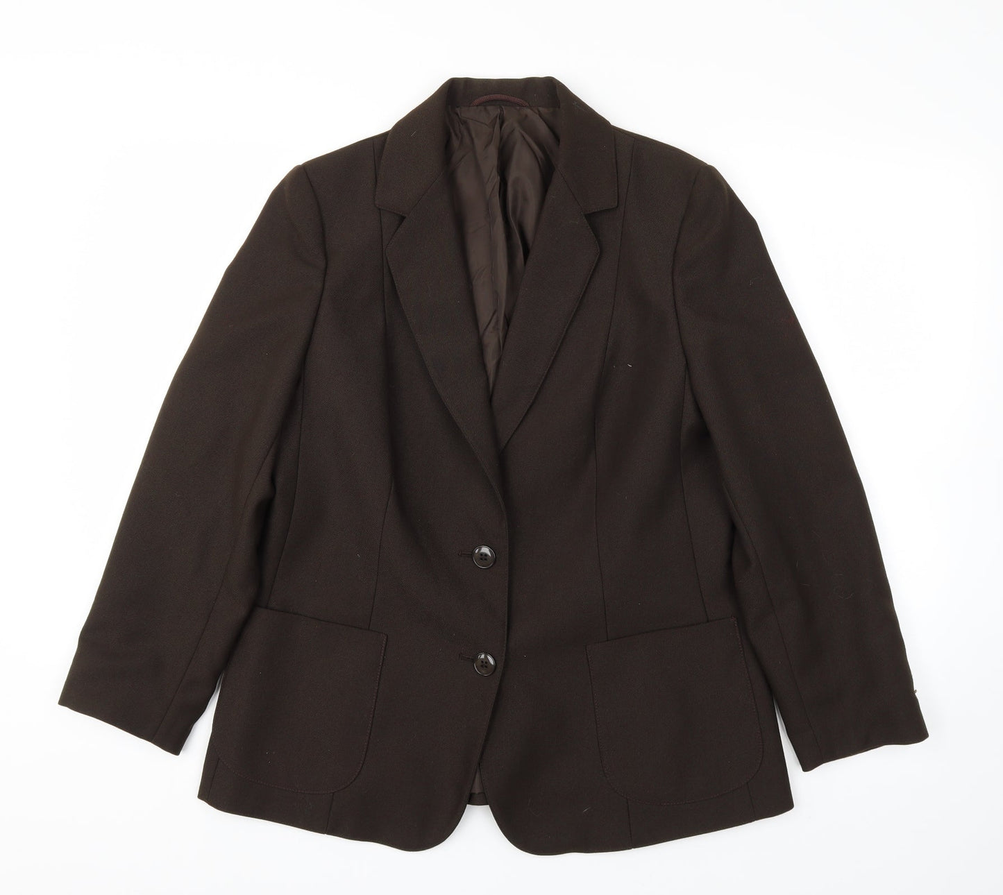 St Micheal Womens Brown   Jacket Blazer Size 14