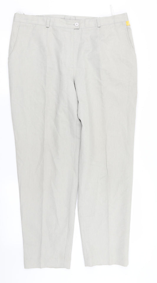 Preworn Womens Grey   Trousers  Size 22 L26 in