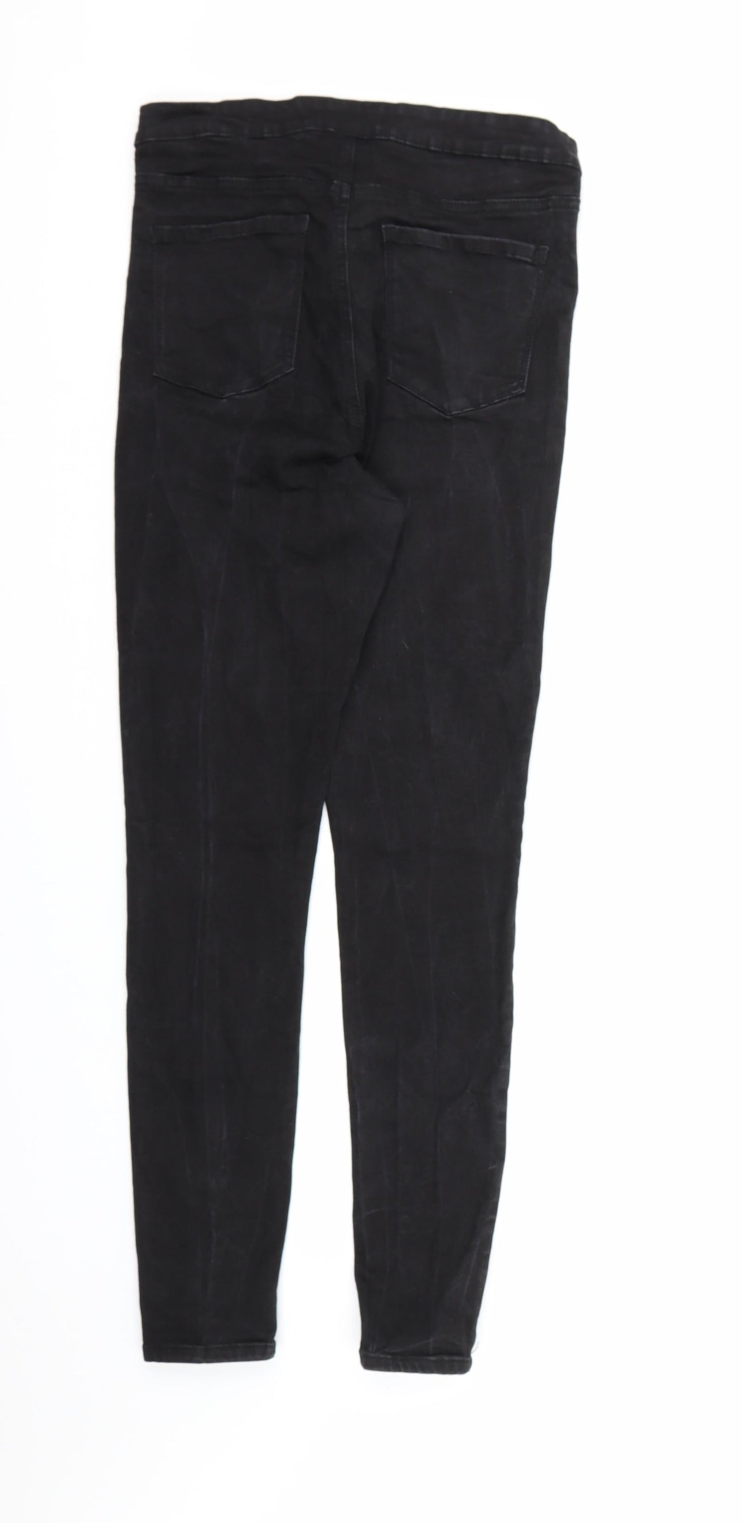 Denim & Co. Womens Black  Denim Skinny Jeans Size 16 L28 in