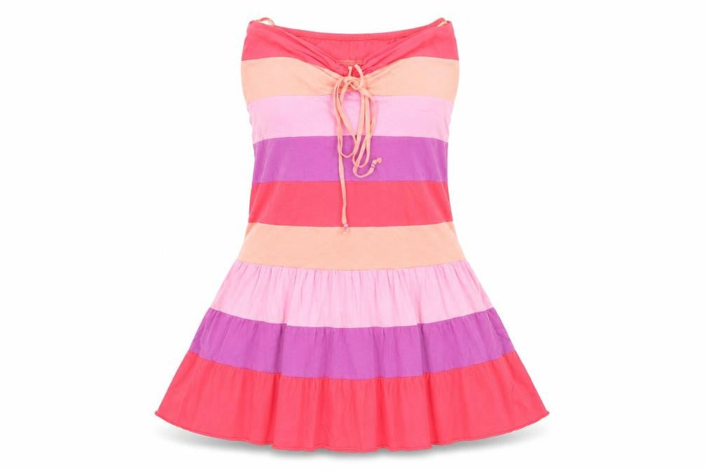 ASOS Womens Multicoloured Striped  A-Line  Size 6
