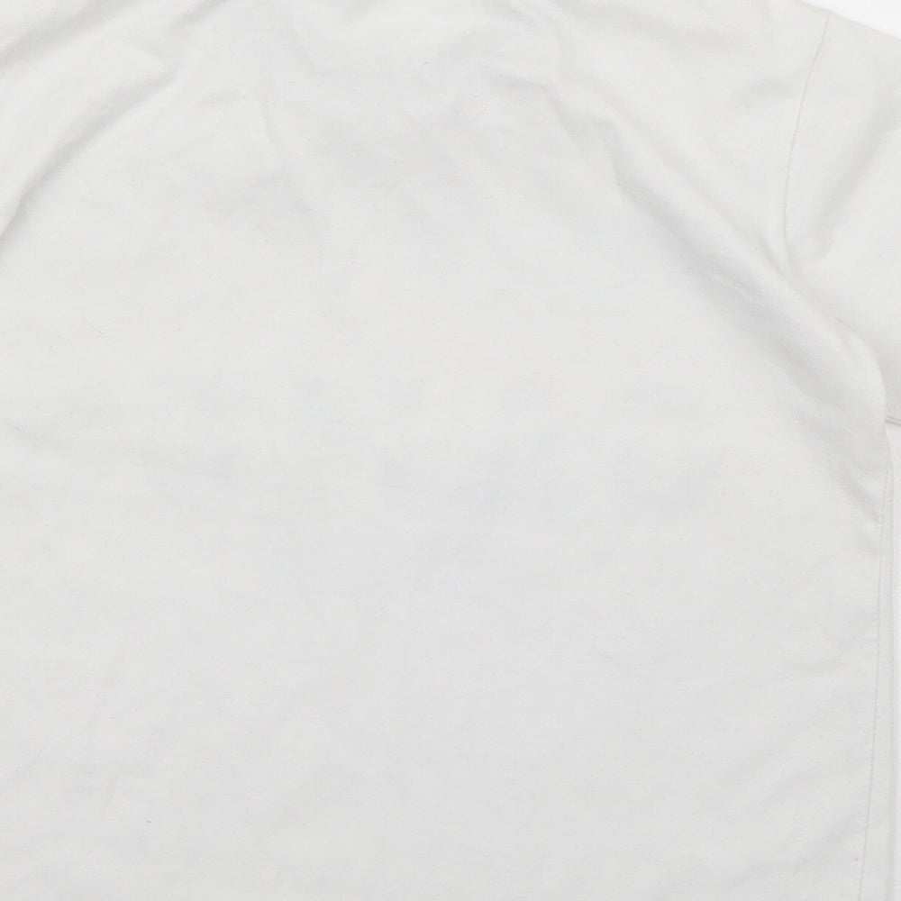 Happy Tree Boys White   Basic T-Shirt Size 8 Years