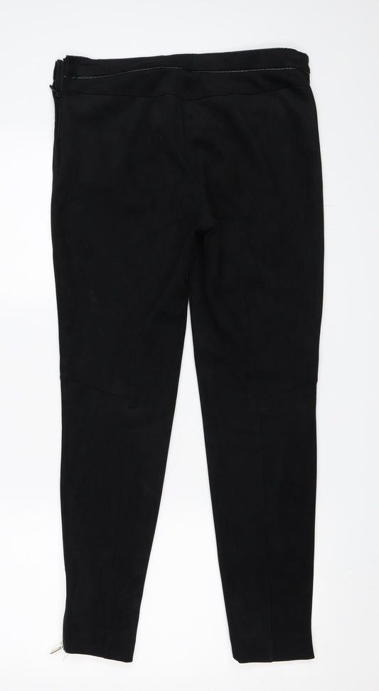 H&M Womens Black   Trousers  Size 38 L27.5 in