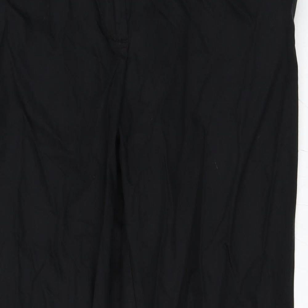 H&M Womens Black   Capri Trousers Size 36 L25 in