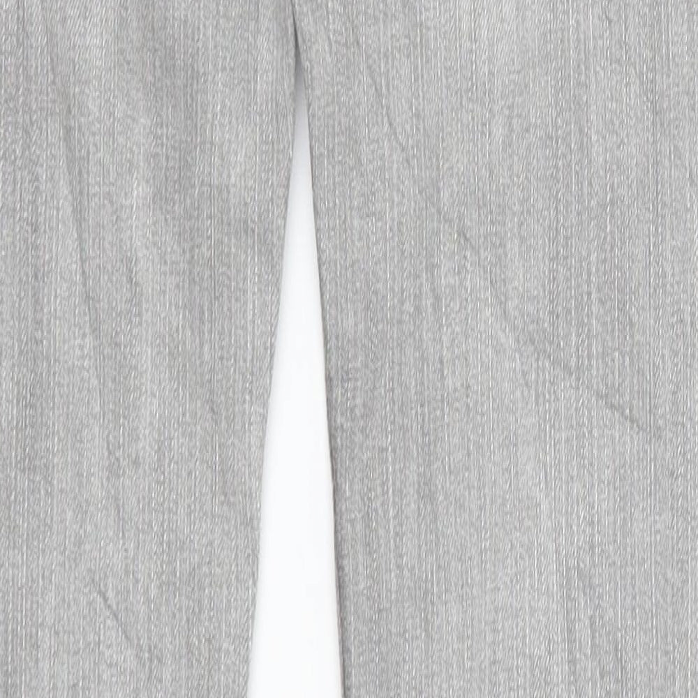 Review Womens Grey  Denim Straight Jeans Size 28 in L32 in