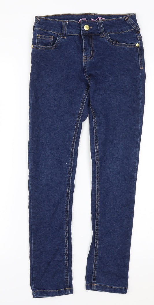 Denim Co Girls Blue  Denim Skinny Jeans Size 9-10 Years