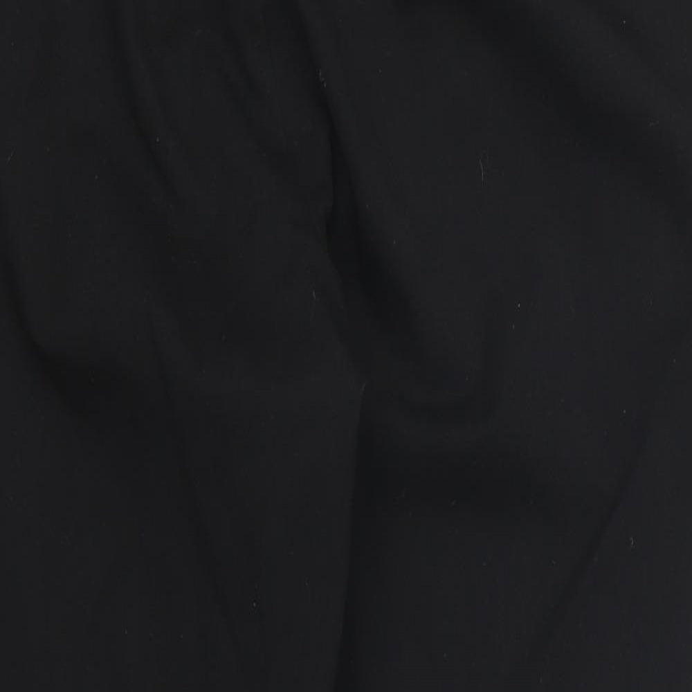 H&M Womens Black   Trousers  Size 12 L25 in