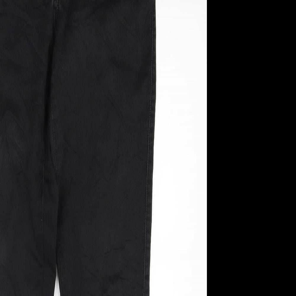 CTM Womens Black  Denim Skinny Jeans Size 32 in L29 in