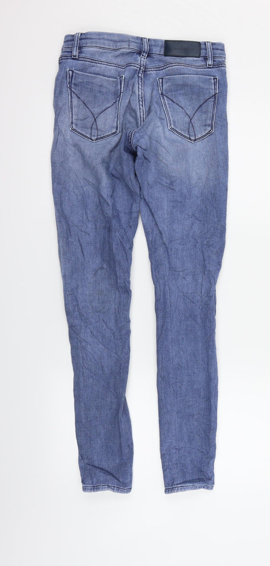 Calvin Klein Collection Womens Blue   Straight Jeans Size 25 in L30 in