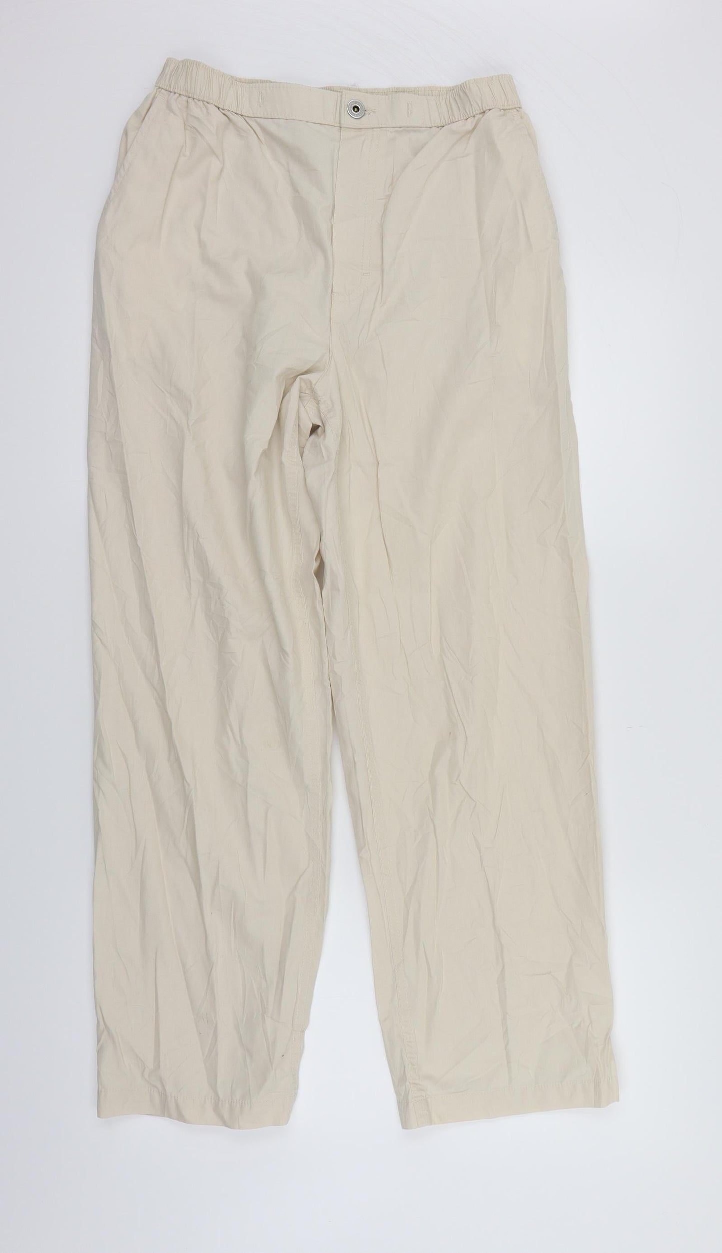 St Michales Womens Beige   Trousers  Size 10 L27 in