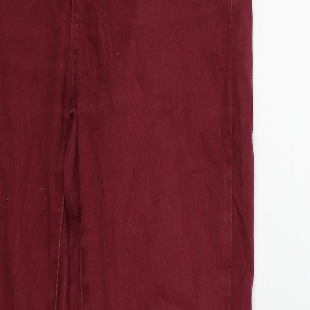 Janina Womens Purple   Trousers  Size 8 L27 in
