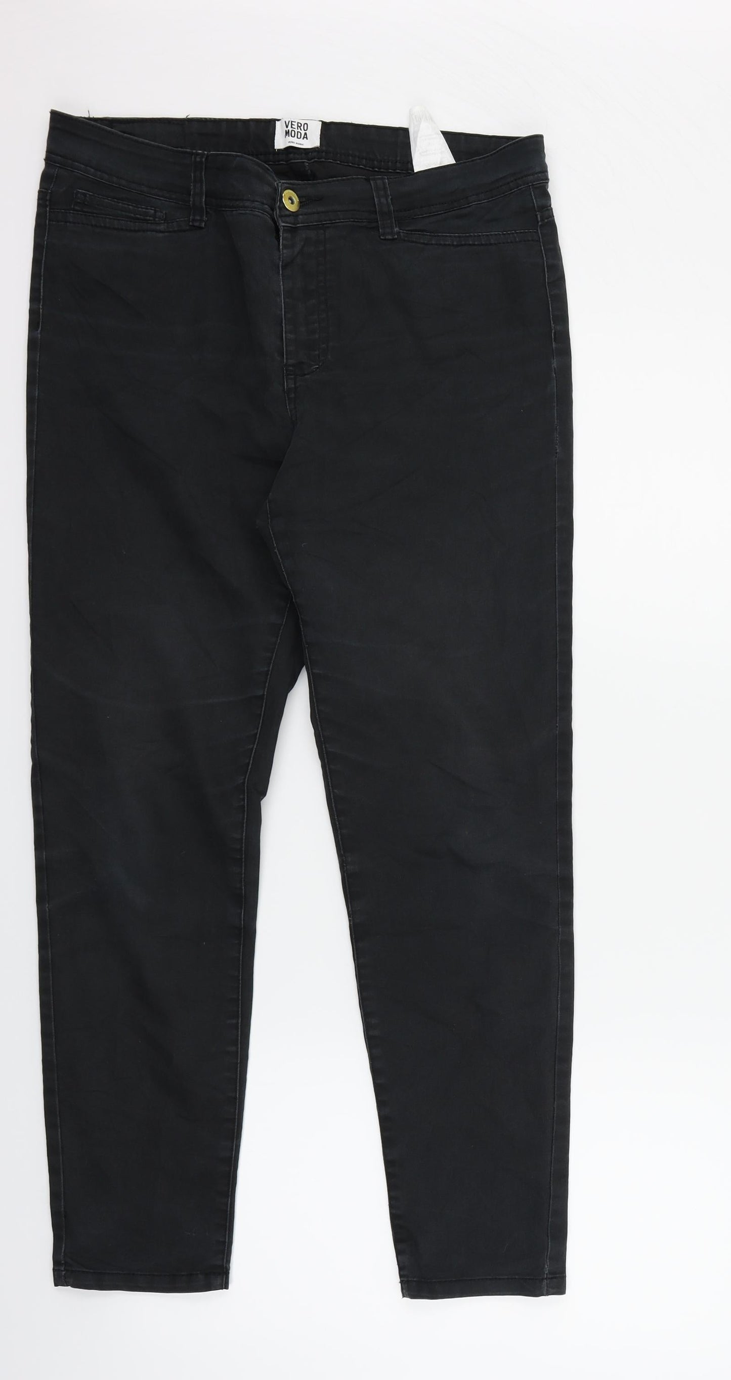 VERO MODA Womens Black   Trousers  Size 32 in L26 in
