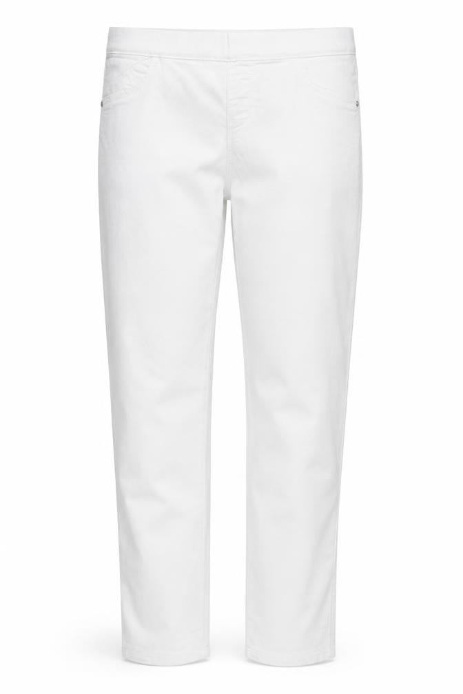 Denim & Co. Womens White   Straight Jeans Size 14 L28 in