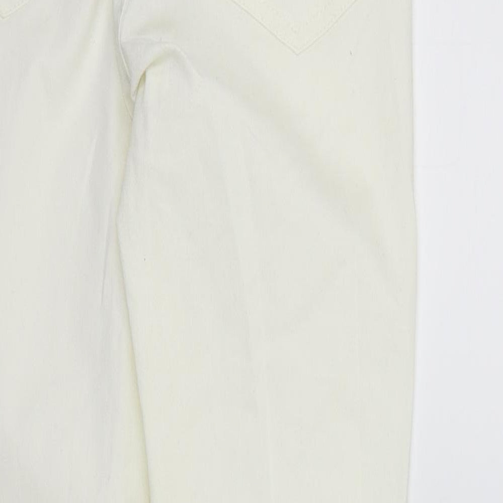 Divided Womens White   Straight Jeans Size 12 L27 in