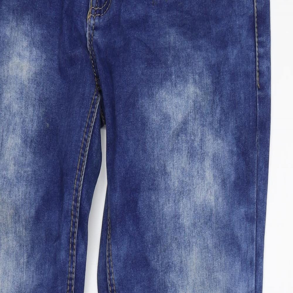 Nina Carter Womens Blue   Straight Jeans  L30 in