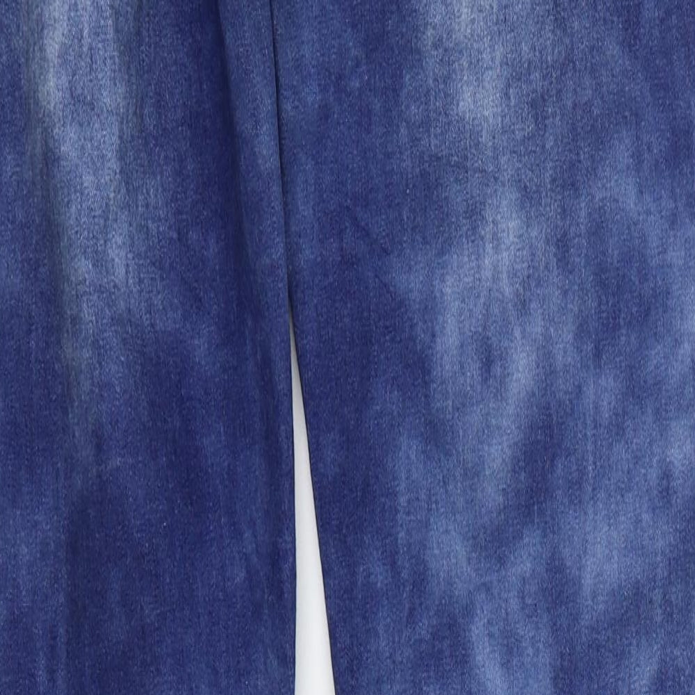 Nina Carter Womens Blue   Straight Jeans  L30 in